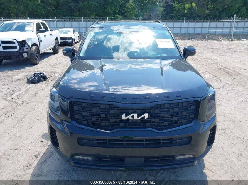 2022 Kia Telluride Sx VIN: 5XYP5DHCXNG265662 Lot: 39653875