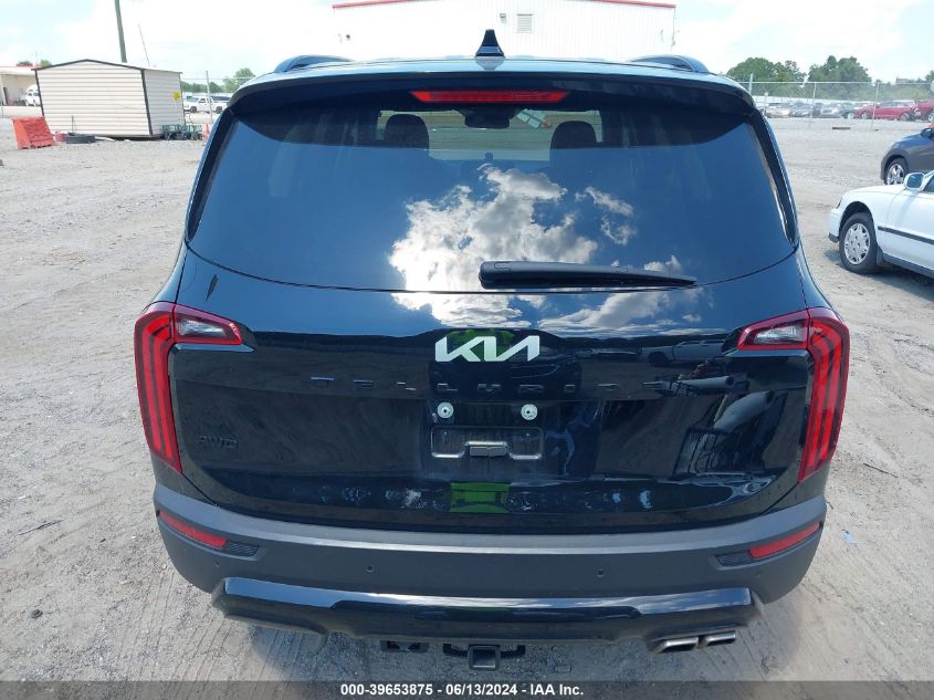 2022 Kia Telluride Sx VIN: 5XYP5DHCXNG265662 Lot: 39653875