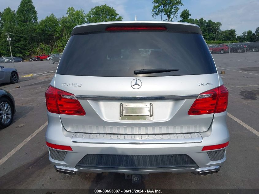 2015 Mercedes-Benz Gl 550 4Matic VIN: 4JGDF7DE6FA588466 Lot: 39653887