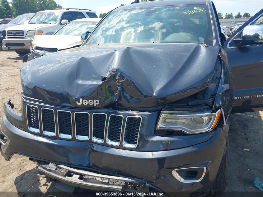 2014 Jeep Grand Cherokee Overland VIN: 1C4RJFCG3EC586053 Lot: 39653896