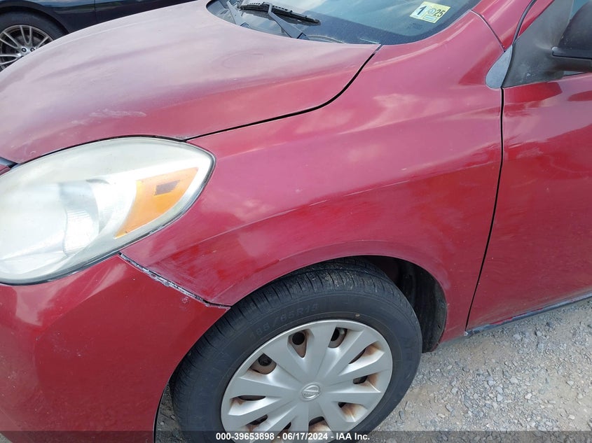 2013 Nissan Versa 1.6 S+ VIN: 3N1CN7AP6DL854201 Lot: 39653898