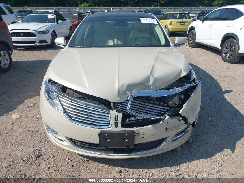 2015 Lincoln Mkz Hybrid VIN: 3LN6L2LU8FR624077 Lot: 39653902