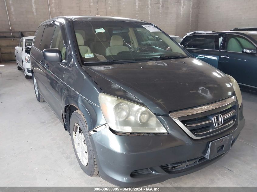 2006 Honda Odyssey Lx VIN: 5FNRL382X6B097255 Lot: 39653905