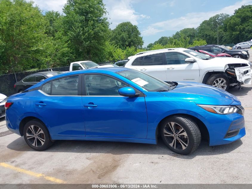 2022 Nissan Sentra Sv Xtronic Cvt VIN: 3N1AB8CV9NY264211 Lot: 39653906