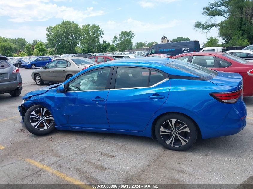 2022 Nissan Sentra Sv Xtronic Cvt VIN: 3N1AB8CV9NY264211 Lot: 39653906