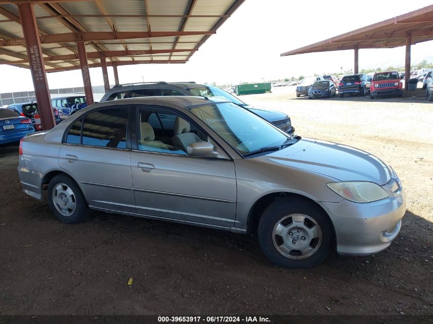 2004 Honda Civic Hybrid VIN: JHMES96664S017698 Lot: 39653917