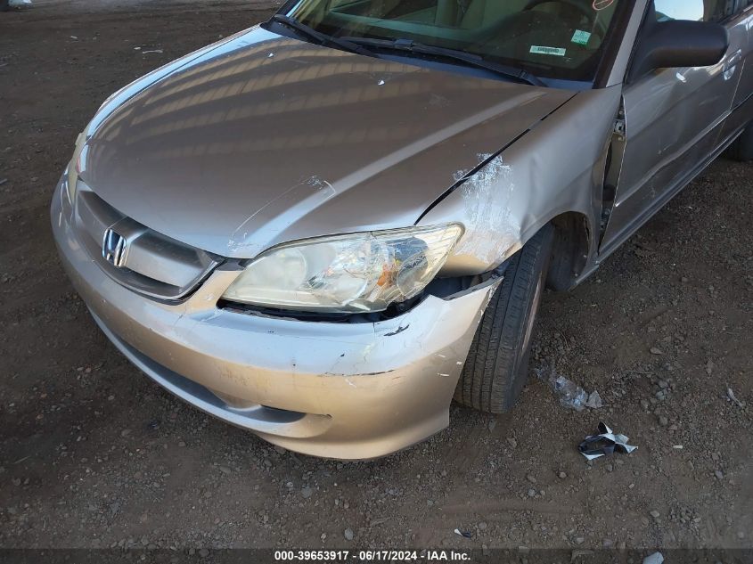 2004 Honda Civic Hybrid VIN: JHMES96664S017698 Lot: 39653917