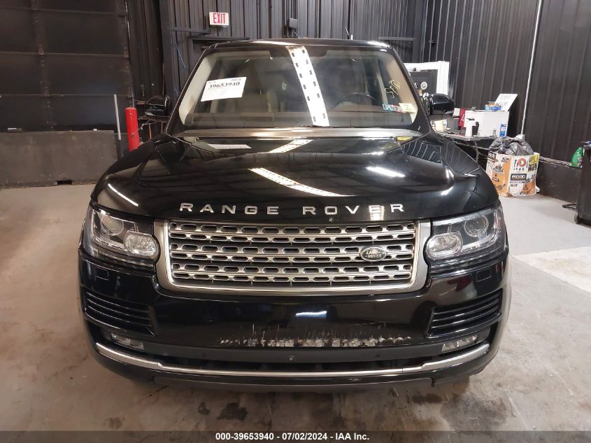 2016 Land Rover Range Rover Supercharged VIN: SALGS2EFXGA259416 Lot: 39653940