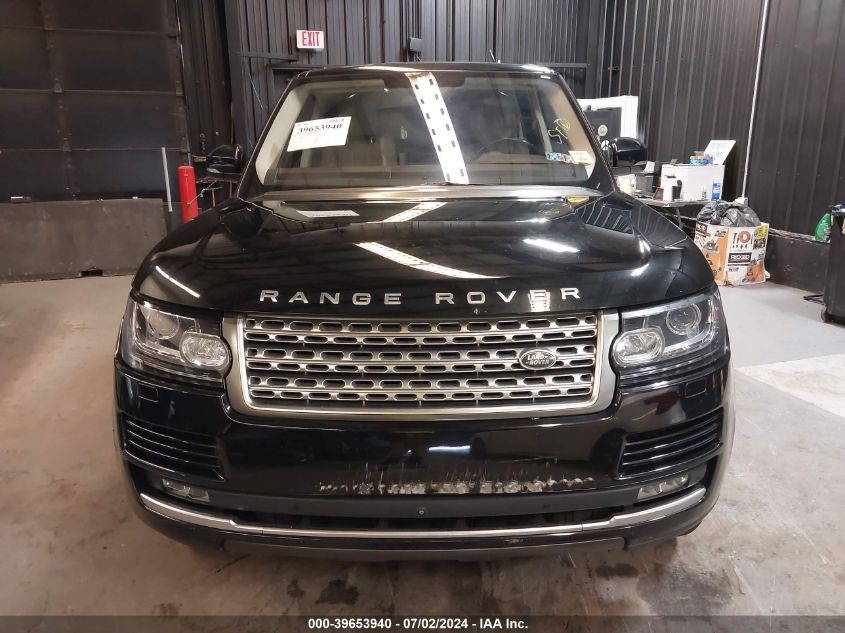 2016 Land Rover Range Rover Supercharged VIN: SALGS2EFXGA259416 Lot: 39653940