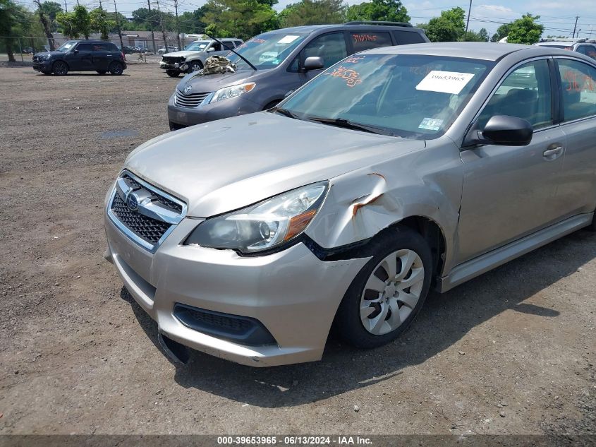 2014 Subaru Legacy 2.5I VIN: 4S3BMBA68E3026654 Lot: 39653965