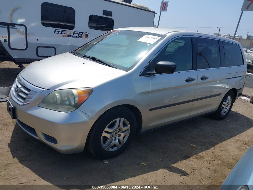 2008 Honda Odyssey Lx VIN: 5FNRL38238B033903 Lot: 39653984