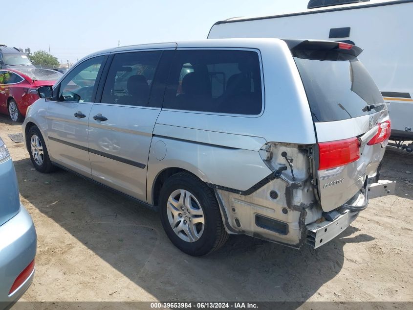 2008 Honda Odyssey Lx VIN: 5FNRL38238B033903 Lot: 39653984