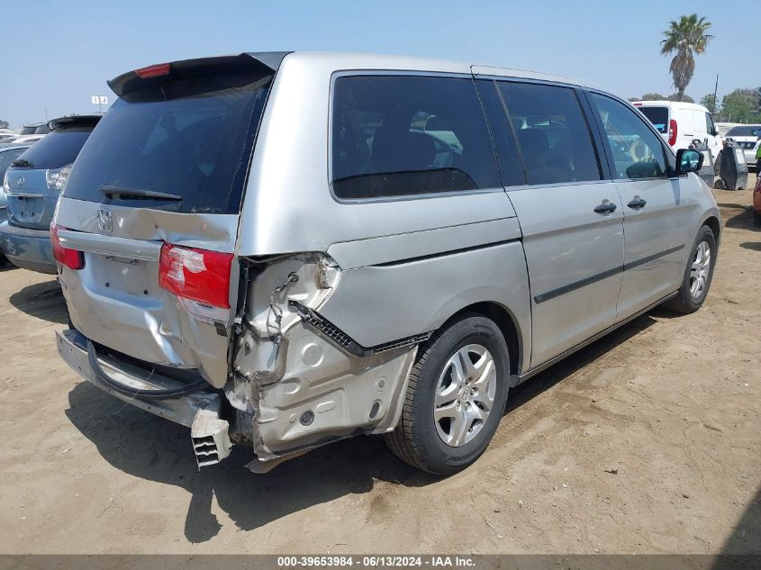 2008 Honda Odyssey Lx VIN: 5FNRL38238B033903 Lot: 39653984