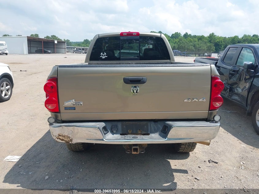 2008 Dodge Ram 2500 Slt/Power Wagon VIN: 3D7KS28A58G194064 Lot: 39653995