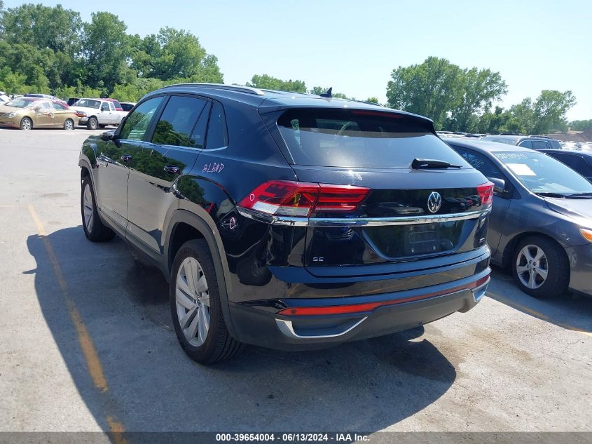 2022 Volkswagen Atlas Cross Sport 2.0T Se W/Technology VIN: 1V2HC2CA2NC230024 Lot: 39654004