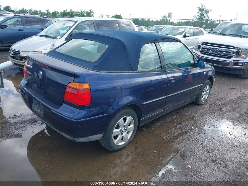 3VWDC21V82M809922 | 2002 VOLKSWAGEN CABRIO