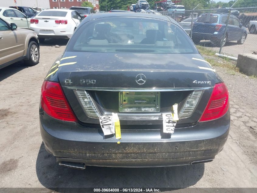 WDDEJ9EB1DA030924 | 2013 MERCEDES-BENZ CL 550