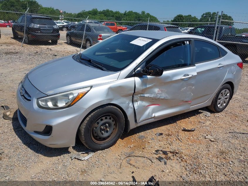 KMHCT4AE4GU077944 2016 HYUNDAI ACCENT - Image 2