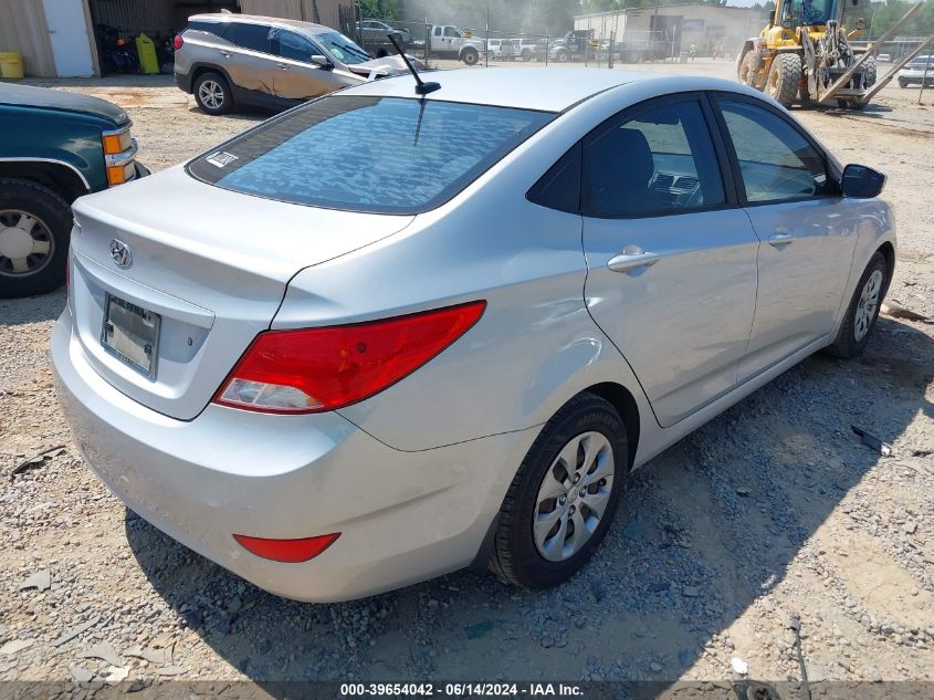 2016 Hyundai Accent Se VIN: KMHCT4AE4GU077944 Lot: 39654042