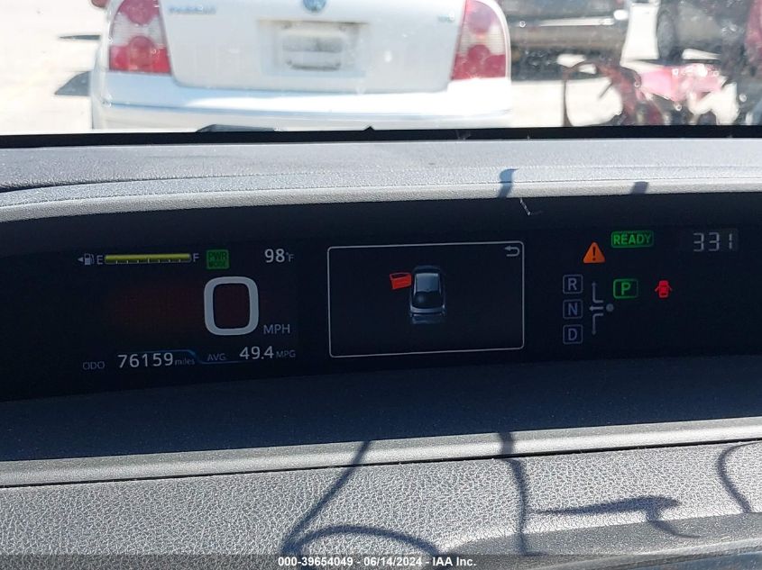 2018 Toyota Prius Two VIN: JTDKBRFU5J3603656 Lot: 39654049