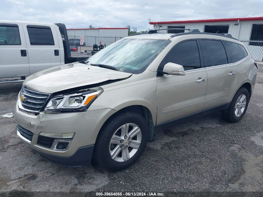 2013 Chevrolet Traverse Lt VIN: 1GNKRJKD1DJ104007 Lot: 39654055