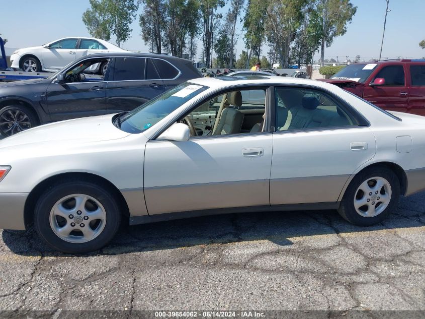 1998 Lexus Es 300 VIN: JT8BF28G1W0120580 Lot: 39654062