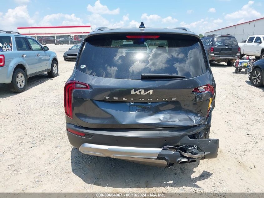 2022 Kia Telluride Ex VIN: 5XYP34HC2NG312706 Lot: 39654067