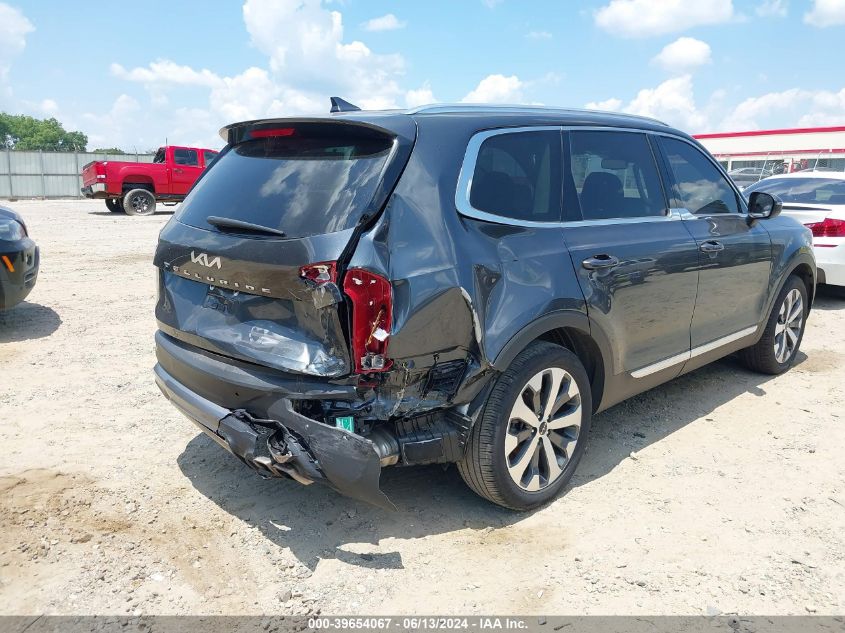 2022 Kia Telluride Ex VIN: 5XYP34HC2NG312706 Lot: 39654067