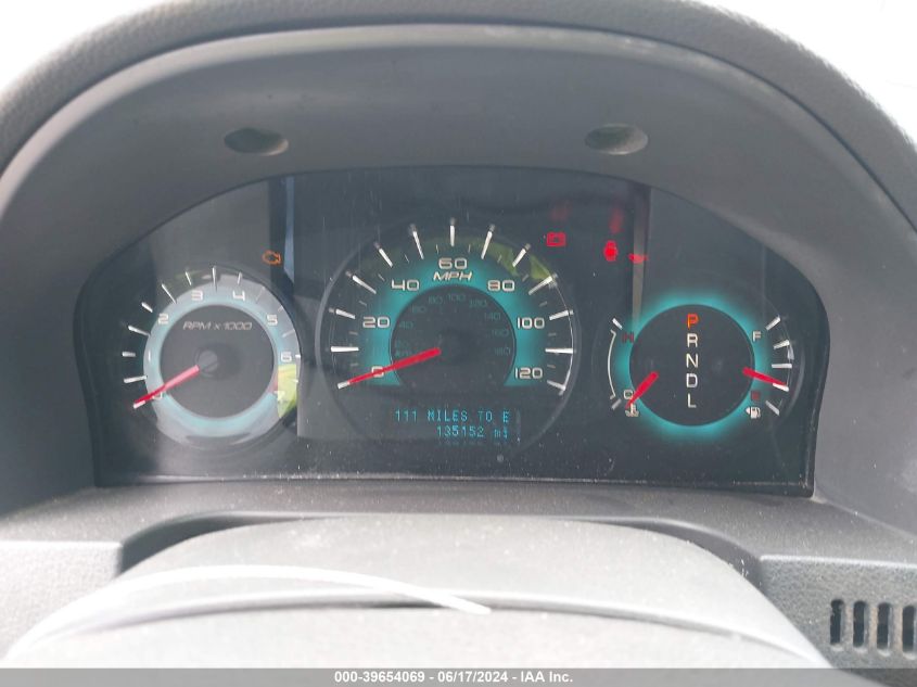 2010 Ford Fusion Sel VIN: 3FAHP0JA5AR180797 Lot: 39654069