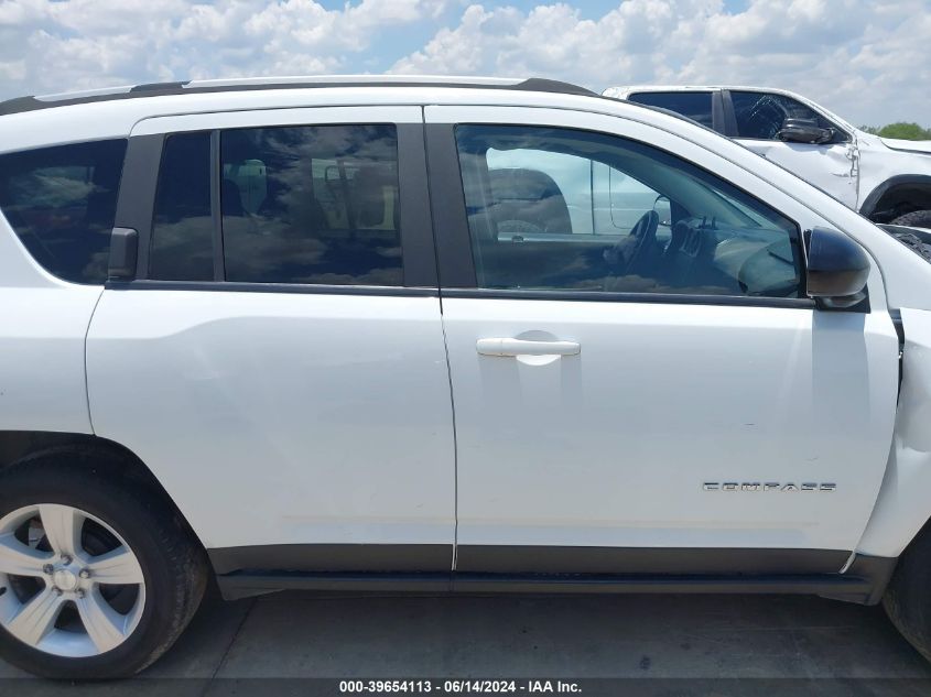 2016 Jeep Compass Sport VIN: 1C4NJCBA9GD612095 Lot: 39654113