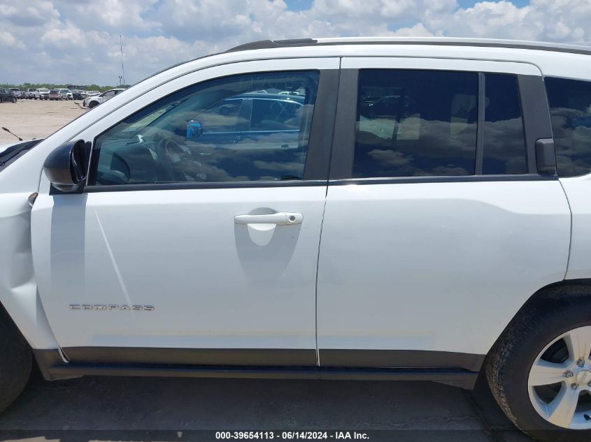 2016 Jeep Compass Sport VIN: 1C4NJCBA9GD612095 Lot: 39654113