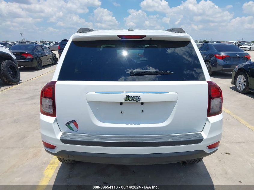 2016 Jeep Compass Sport VIN: 1C4NJCBA9GD612095 Lot: 39654113