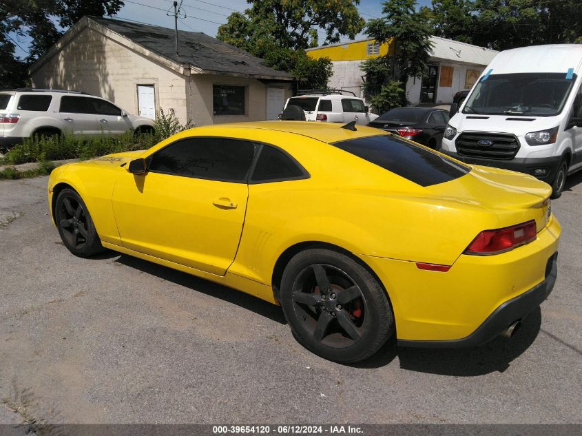 2015 Chevrolet Camaro 1Lt VIN: 2G1FD1E36F9190627 Lot: 39654120