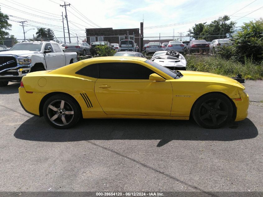 2015 Chevrolet Camaro 1Lt VIN: 2G1FD1E36F9190627 Lot: 39654120