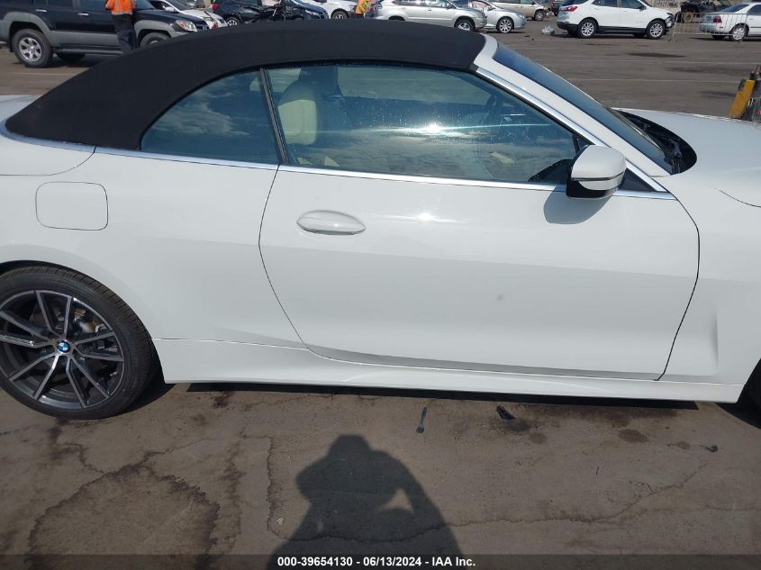 2024 BMW 4 Series 430I VIN: WBA23AT05RCP63836 Lot: 39654130