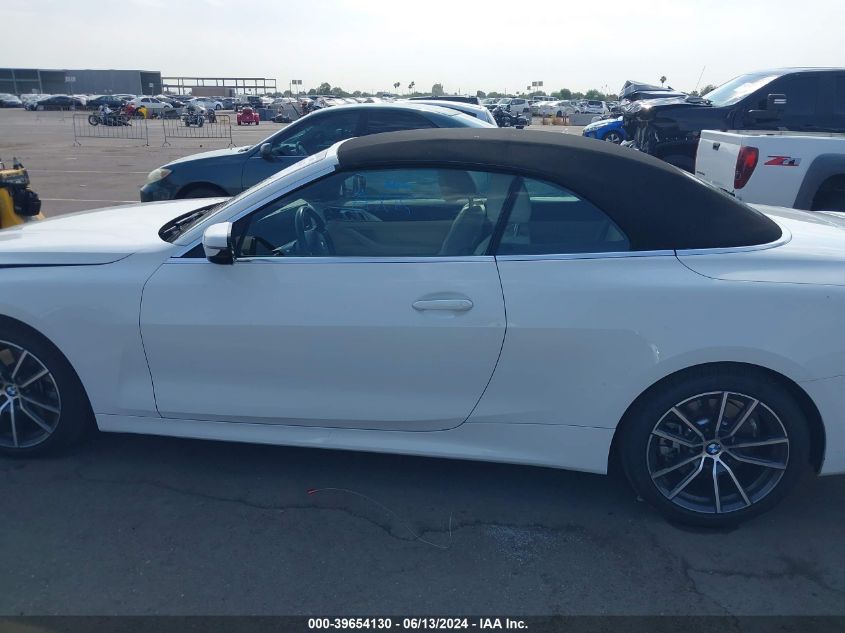 2024 BMW 4 Series 430I VIN: WBA23AT05RCP63836 Lot: 39654130