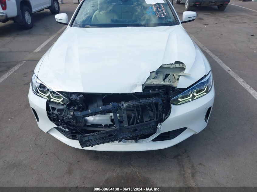 2024 BMW 4 Series 430I VIN: WBA23AT05RCP63836 Lot: 39654130