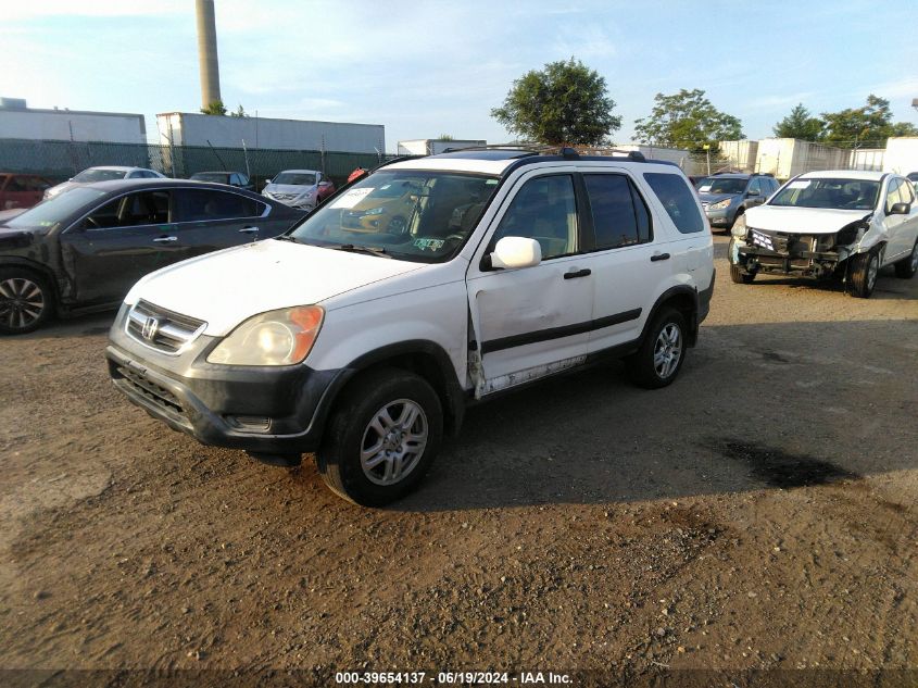 2003 Honda Cr-V Ex VIN: JHLRD78813C002022 Lot: 39654137