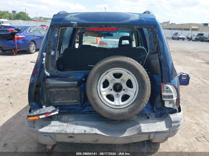 2003 Chevrolet Tracker Hard Top Base VIN: 2CNBE13C736931964 Lot: 39654141