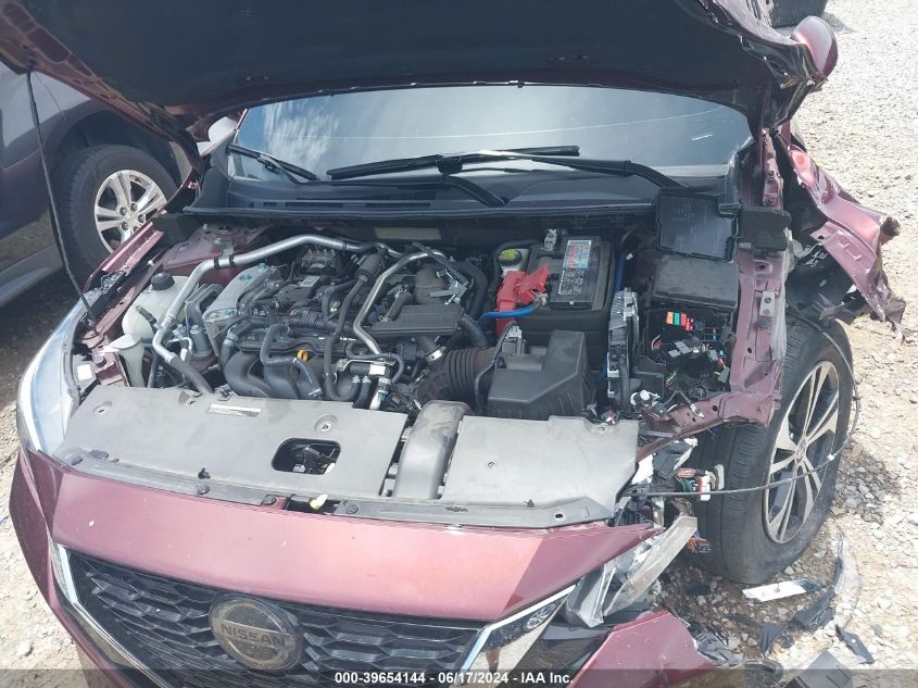 2020 Nissan Sentra Sv Xtronic Cvt VIN: 3N1AB8CV4LY302344 Lot: 39654144