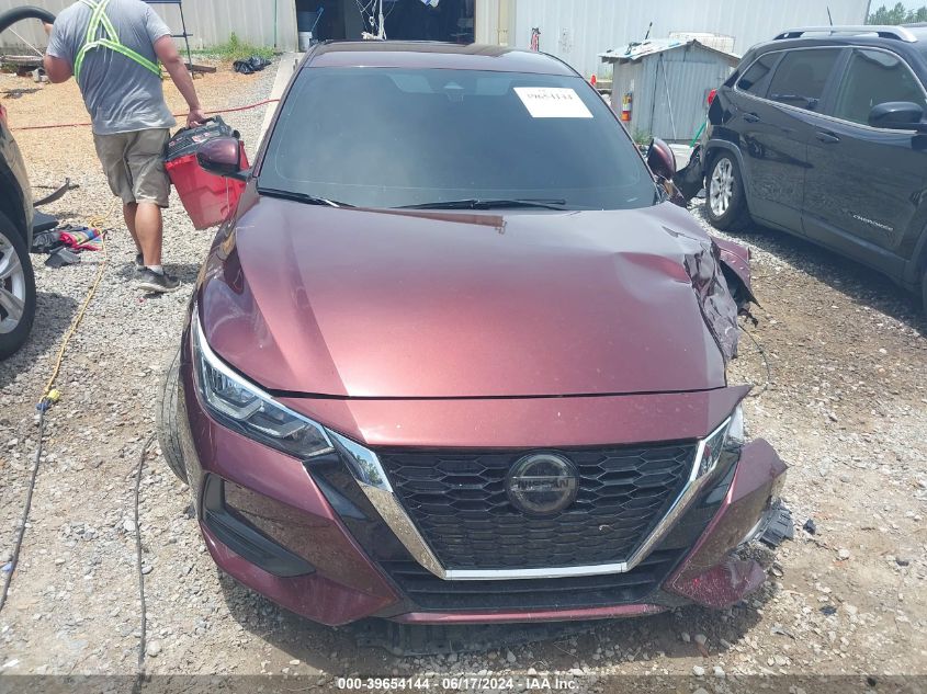 2020 Nissan Sentra Sv Xtronic Cvt VIN: 3N1AB8CV4LY302344 Lot: 39654144