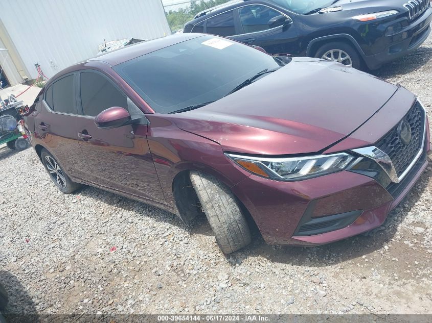 2020 Nissan Sentra Sv Xtronic Cvt VIN: 3N1AB8CV4LY302344 Lot: 39654144