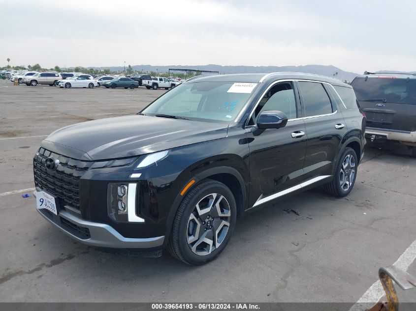 2024 Hyundai Palisade Limited VIN: KM8R5DGE9RU708427 Lot: 39654193