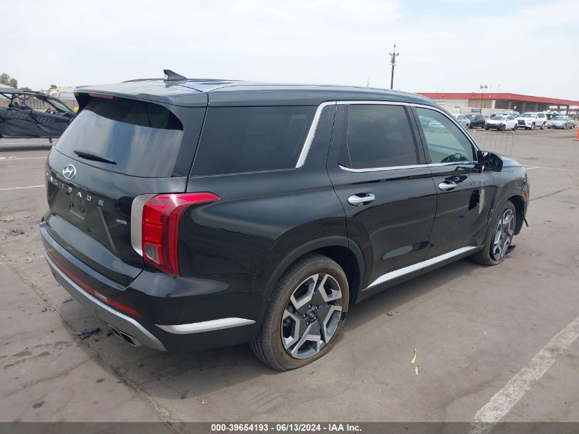 2024 Hyundai Palisade Limited VIN: KM8R5DGE9RU708427 Lot: 39654193