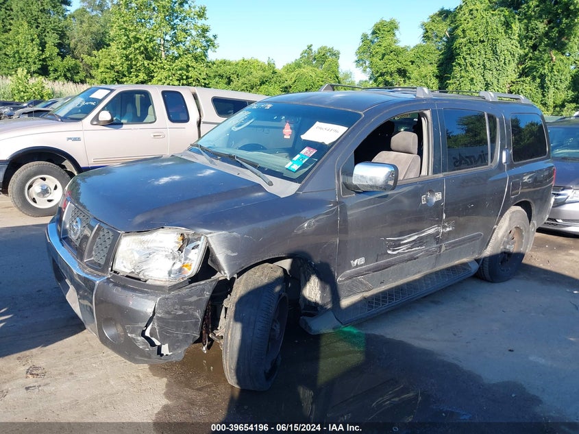 2007 Nissan Armada Se VIN: 5N1BA08A47N711955 Lot: 39654196