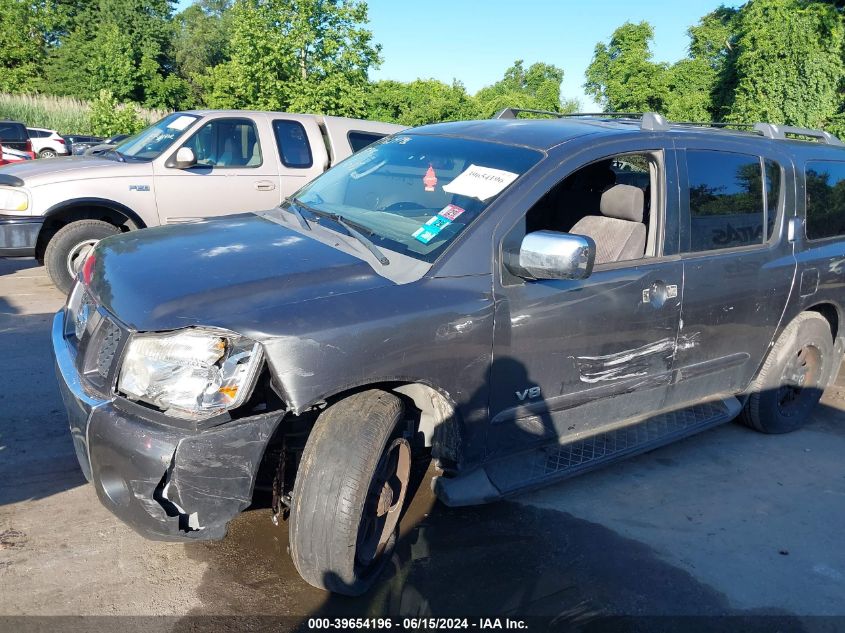 2007 Nissan Armada Se VIN: 5N1BA08A47N711955 Lot: 39654196