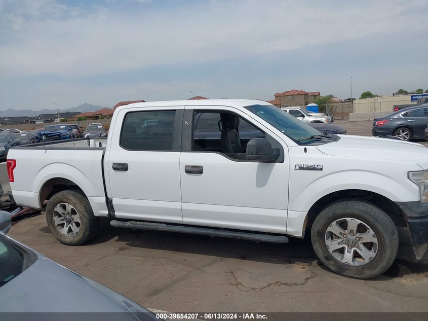 VIN 1FTEW1CF2HKD70067 2017 FORD F-150 SUPERCREW