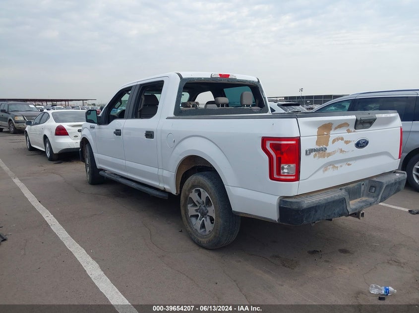 VIN 1FTEW1CF2HKD70067 2017 FORD F-150 SUPERCREW