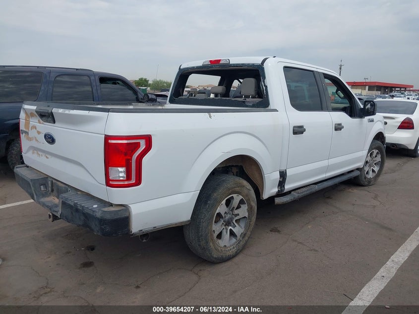 VIN 1FTEW1CF2HKD70067 2017 FORD F-150 SUPERCREW