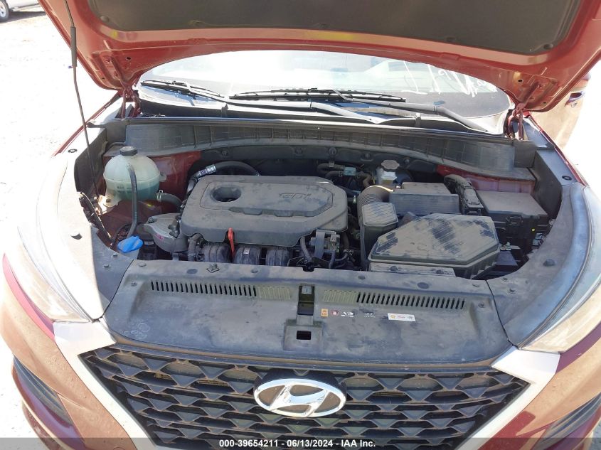 2019 Hyundai Tucson Sel VIN: KM8J33ALXKU983296 Lot: 39654211